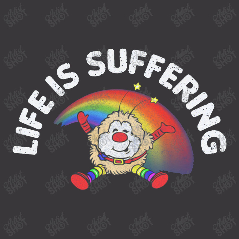 Life Is Suffering,nihilist Rainbow Brite Design,life Is Suffering Ladies Curvy T-Shirt by bedaopini | Artistshot