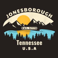 Jonesborough Tennessee Souvenir Mountain Sunset River T Shirt Tank Top | Artistshot