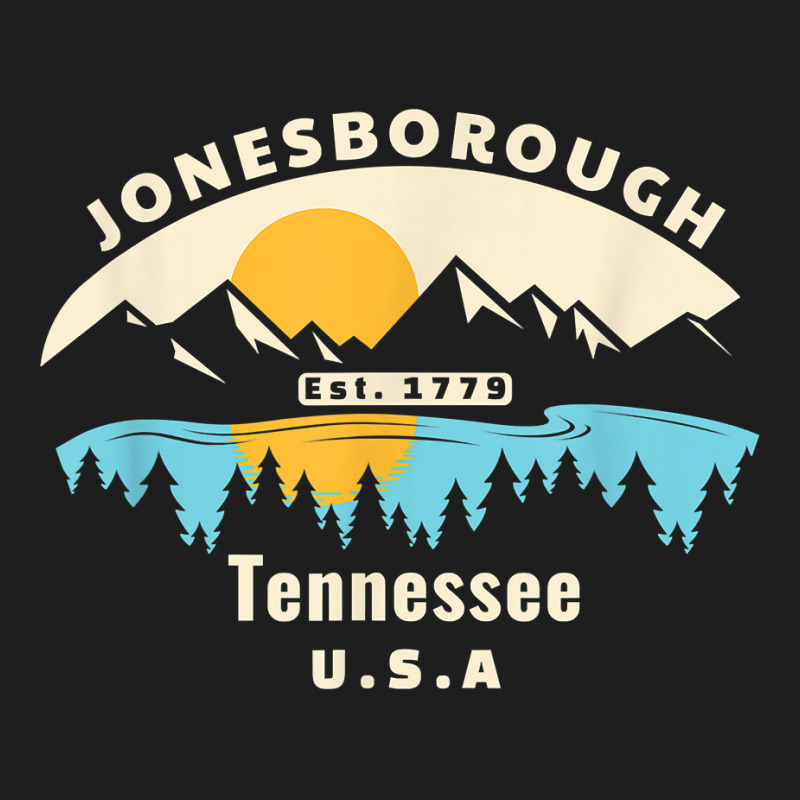 Jonesborough Tennessee Souvenir Mountain Sunset River T Shirt Classic T-shirt by lorebrend | Artistshot