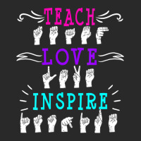 Womens American Sign Language Asl Teacher Hearing Impaired Inspire V N Toddler T-shirt | Artistshot