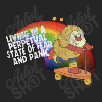 Living In A Perpetual State Of Fear & Panic Retro 80s Style Cartoon Unisex Hoodie | Artistshot