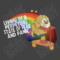 Living In A Perpetual State Of Fear & Panic Retro 80s Style Cartoon Vintage T-shirt | Artistshot