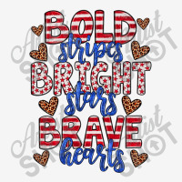 Bold Stripes Bright Stars Brave Hearts Classic T-shirt | Artistshot