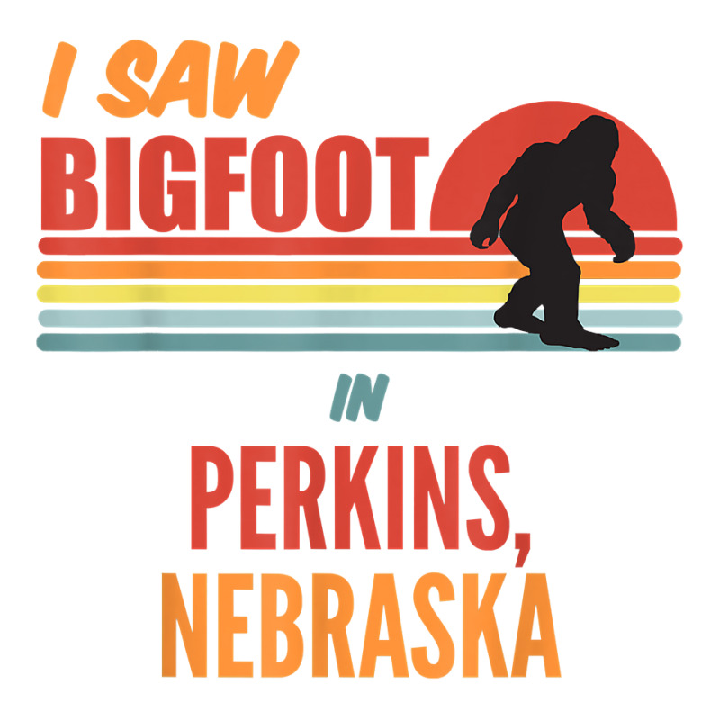 Bigfoot Lives In Perkins Nebraska T Shirt V-neck Tee | Artistshot