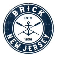 Brick New Jersey Nj Vintage Boat Anchor & Oars T Shirt Men's T-shirt Pajama Set | Artistshot