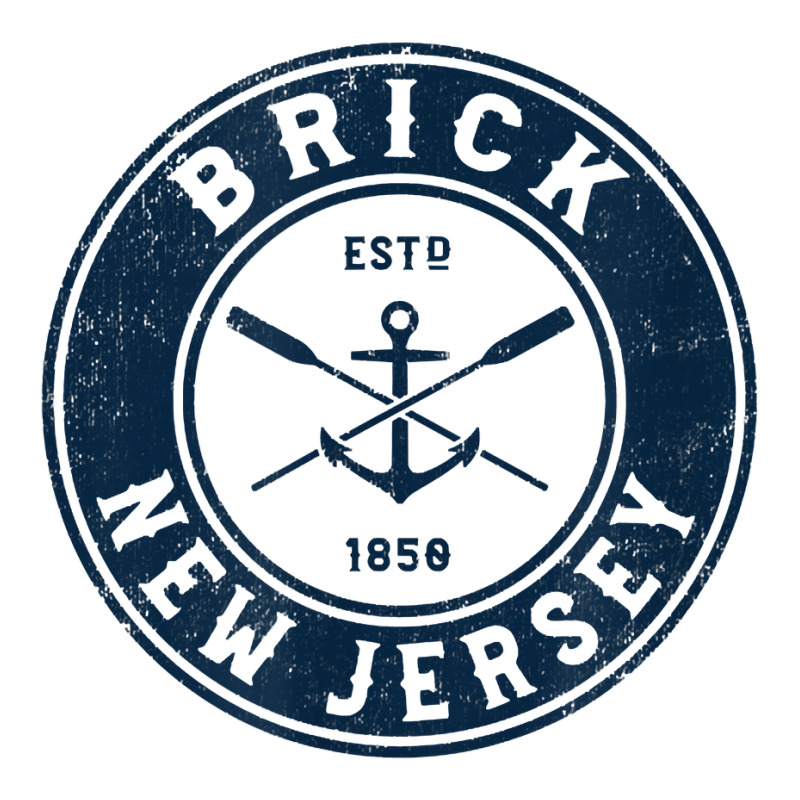 Brick New Jersey Nj Vintage Boat Anchor & Oars T Shirt Men's T-shirt Pajama Set by ReagerAero | Artistshot