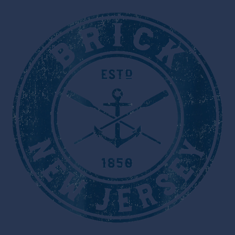 Brick New Jersey Nj Vintage Boat Anchor & Oars T Shirt Men Denim Jacket by ReagerAero | Artistshot