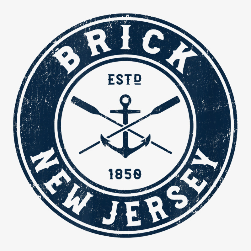 Brick New Jersey Nj Vintage Boat Anchor & Oars T Shirt Champion Hoodie by ReagerAero | Artistshot