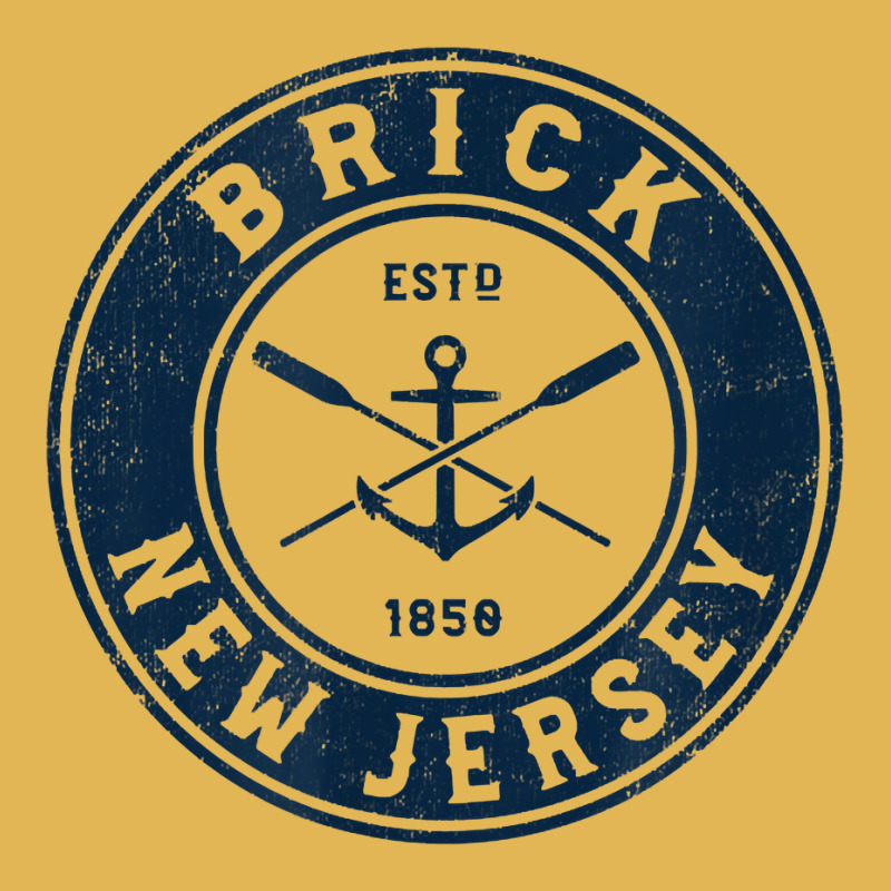 Brick New Jersey Nj Vintage Boat Anchor & Oars T Shirt Vintage Hoodie And Short Set by ReagerAero | Artistshot