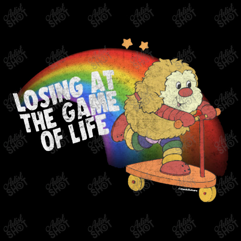 Losing At The Game Of Life 80s Cartoon Nihilism Humor Design Adjustable Cap by bedaopini | Artistshot