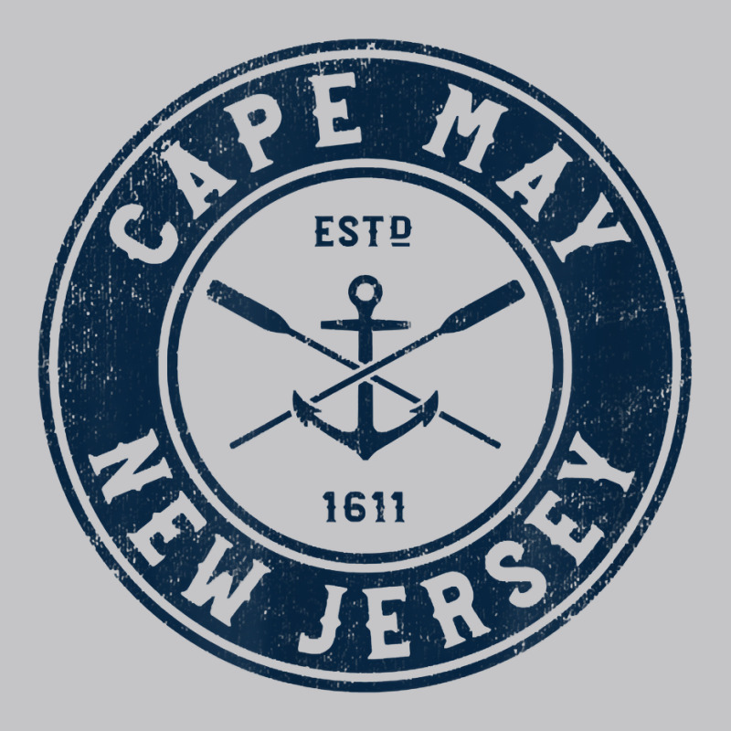 Cape May New Jersey Nj Vintage Boat Anchor & Oars T Shirt Baby Bodysuit by ReagerAero | Artistshot