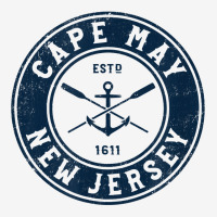 Cape May New Jersey Nj Vintage Boat Anchor & Oars T Shirt Baby Bibs | Artistshot