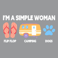 Offroad Mud Apparel Im T  Shirt I'm A Simple Woman Camping Bus Flip  F Crewneck Sweatshirt | Artistshot