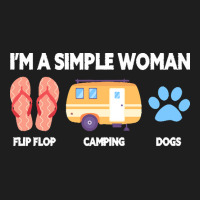 Offroad Mud Apparel Im T  Shirt I'm A Simple Woman Camping Bus Flip  F Classic T-shirt | Artistshot