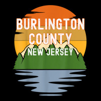 From Burlington County New Jersey Vintage Sunset T Shirt Zipper Hoodie | Artistshot