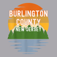 From Burlington County New Jersey Vintage Sunset T Shirt Youth 3/4 Sleeve | Artistshot