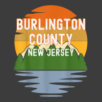 From Burlington County New Jersey Vintage Sunset T Shirt Men's Polo Shirt | Artistshot