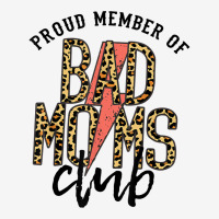 Leopard Proud Member Of Bad Moms Club Lightning Bolt Western T Shirt Toddler Hoodie | Artistshot