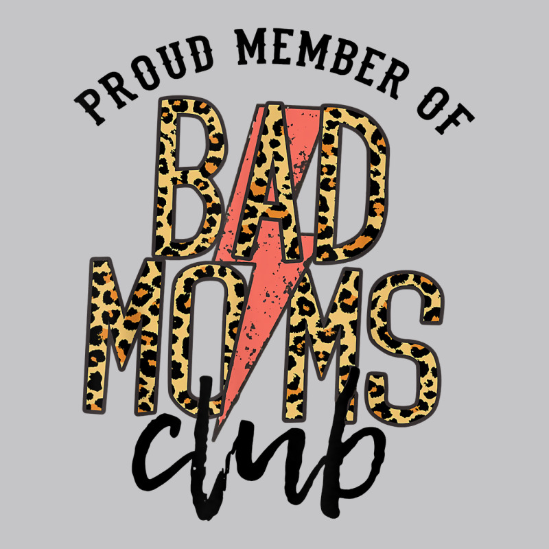 Leopard Proud Member Of Bad Moms Club Lightning Bolt Western T Shirt Baby Bodysuit by bibonzgulnacqo | Artistshot