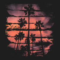 Palm Trees T  Shirt A Beautiful Painting That Shows The Atmosphere Of Classic T-shirt | Artistshot