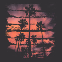 Palm Trees T  Shirt A Beautiful Painting That Shows The Atmosphere Of Vintage Short | Artistshot