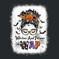 Wap Witches Potions Messy Bun Witch Halloween Costume Long Sleeve T Sh Crewneck Sweatshirt | Artistshot