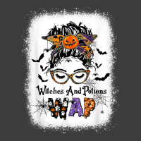 Wap Witches Potions Messy Bun Witch Halloween Costume Long Sleeve T Sh Men's Polo Shirt | Artistshot