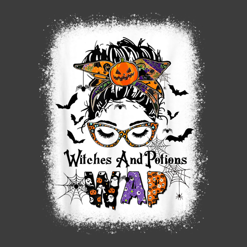 Wap Witches Potions Messy Bun Witch Halloween Costume Long Sleeve T Sh Men's Polo Shirt | Artistshot