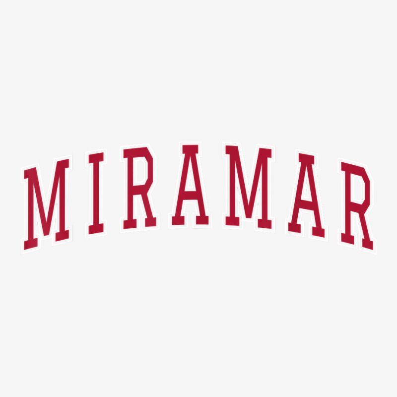 Miramar Florida Souvenir Sport College Style Text T Shirt Travel Mug | Artistshot