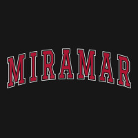 Miramar Florida Souvenir Sport College Style Text T Shirt Medium-length Apron | Artistshot