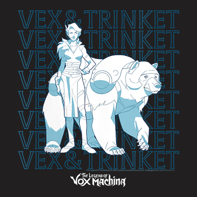 Womens The Legend Of Vox Machina Vex And Trinket V Neck T Shirt T-Shirt by lorebrend | Artistshot