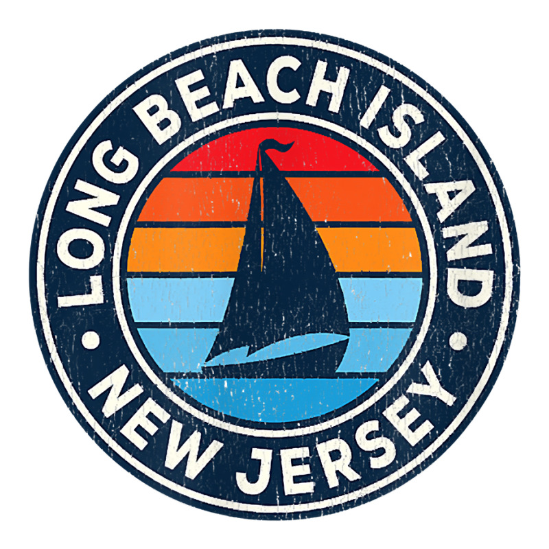 Long Beach Island New Jersey Nj Vintage Sailboat Retro 70s T Shirt 3/4 Sleeve Shirt by ReagerAero | Artistshot