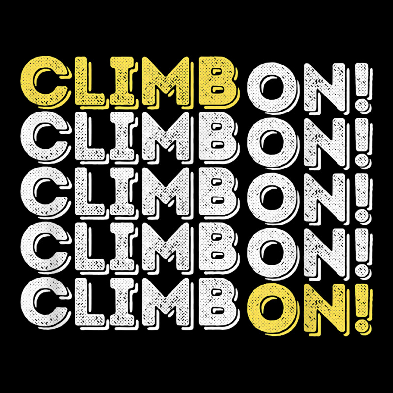 Climb On! Rock Climbing  Bouldering T Shirt Baby Bibs | Artistshot