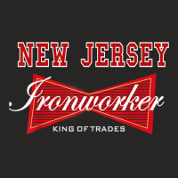 New Jersey Iron Worker King Of Trades Iron Working T Shirt Ladies Fitted T-shirt | Artistshot