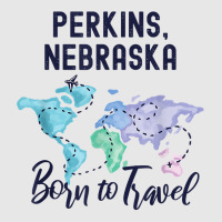 Perkins Nebraska Born To Travel World Explorer T Shirt Unisex Jogger | Artistshot