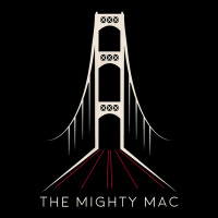 Michigan's Mackinac Bridge   The Mighty Mac T Shirt Cropped Hoodie | Artistshot