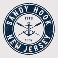 Sandy Hook New Jersey Nj Vintage Boat Anchor & Oars T Shirt Pocket T-shirt | Artistshot