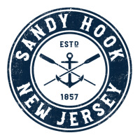 Sandy Hook New Jersey Nj Vintage Boat Anchor & Oars T Shirt Crewneck Sweatshirt | Artistshot