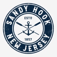 Sandy Hook New Jersey Nj Vintage Boat Anchor & Oars T Shirt Classic T-shirt | Artistshot