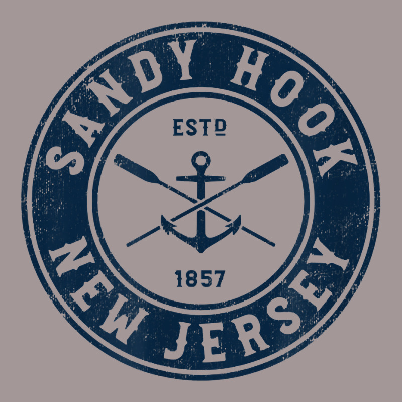 Sandy Hook New Jersey Nj Vintage Boat Anchor & Oars T Shirt Vintage Hoodie by ReagerAero | Artistshot