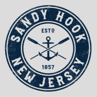 Sandy Hook New Jersey Nj Vintage Boat Anchor & Oars T Shirt Men's Polo Shirt | Artistshot