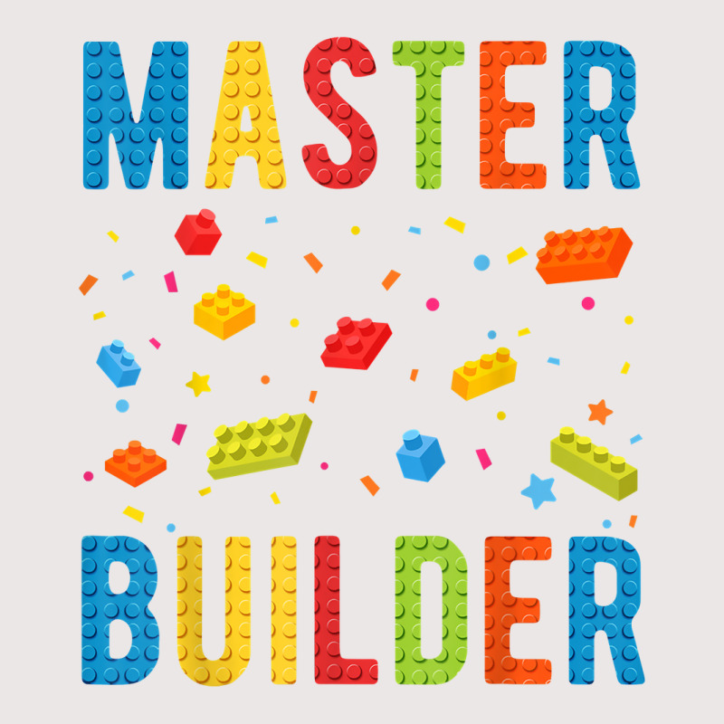 Master Builder Kids Building Blocks Brick Builder T Shirt Pocket T-Shirt by marshall0976 | Artistshot