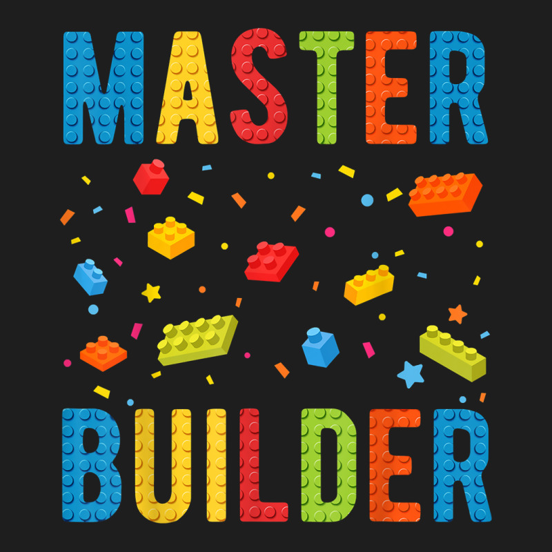 Master Builder Kids Building Blocks Brick Builder T Shirt Classic T-shirt by marshall0976 | Artistshot