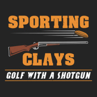 Sporting Clays   Golf With A Shotgun   Clay Target Shooting Pullover H 3/4 Sleeve Shirt | Artistshot