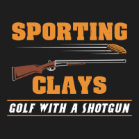 Sporting Clays   Golf With A Shotgun   Clay Target Shooting Pullover H Classic T-shirt | Artistshot