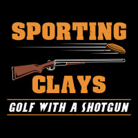 Sporting Clays   Golf With A Shotgun   Clay Target Shooting Pullover H Fleece Short | Artistshot