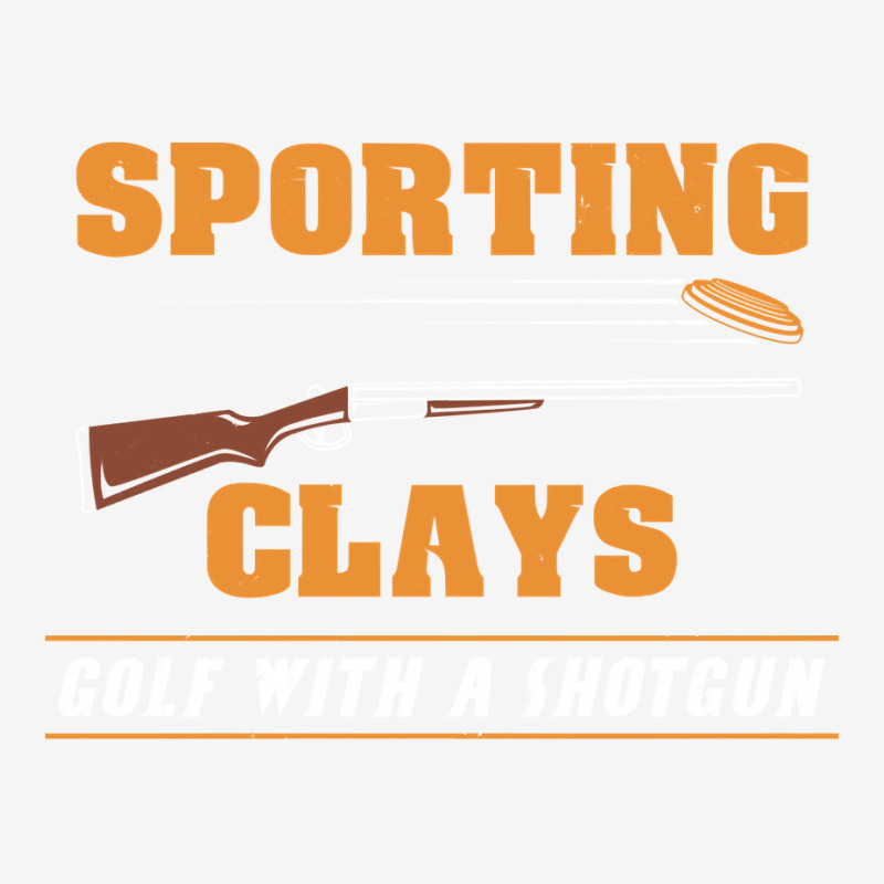 Sporting Clays   Golf With A Shotgun   Clay Target Shooting Sweatshirt License Plate Frame | Artistshot