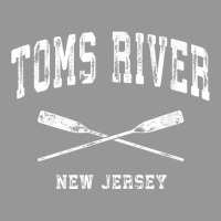 Toms River New Jersey Vintage Nautical Crossed Oars T Shirt Women's V-neck T-shirt | Artistshot