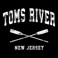 Toms River New Jersey Vintage Nautical Crossed Oars T Shirt Maternity Scoop Neck T-shirt | Artistshot