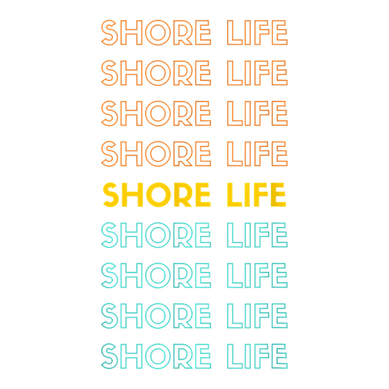 Vintage New Jersey Shore Life Beach Summer Vacation Surf T Shirt Sticker | Artistshot